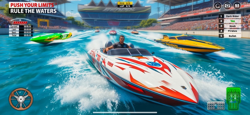 jogo de corrida de barcos 3D screenshot 2