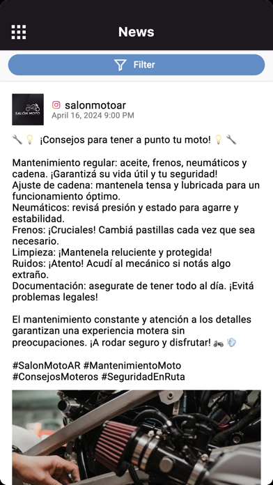 Salón Moto Screenshot