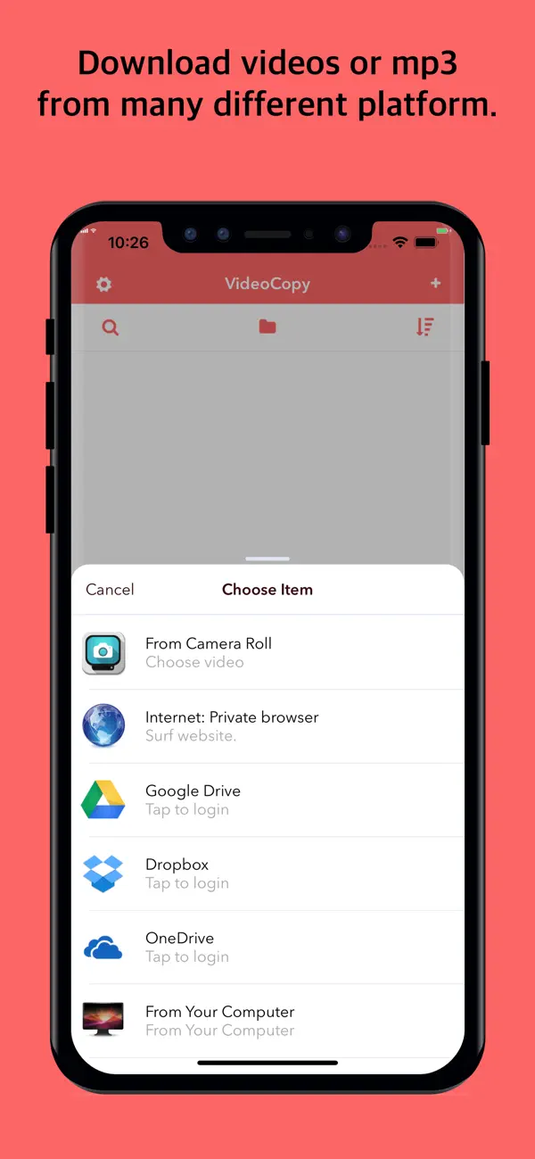 #2. VideoCopy: Download manager (iOS) De: Softnoesis