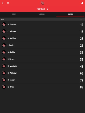 Druid Hills Athletics iPad screenshot