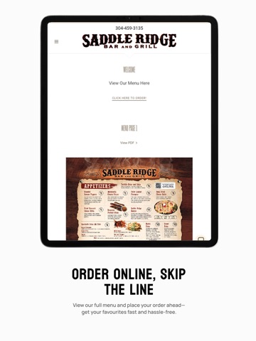 Saddle Ridge iPad screenshot