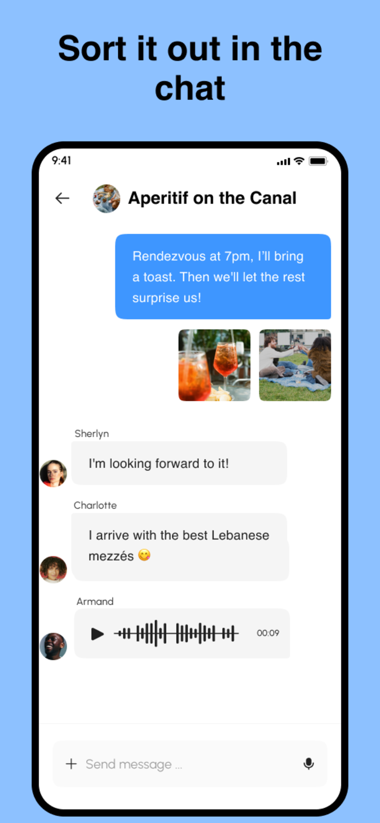 bubbleOut: get out & reconnect