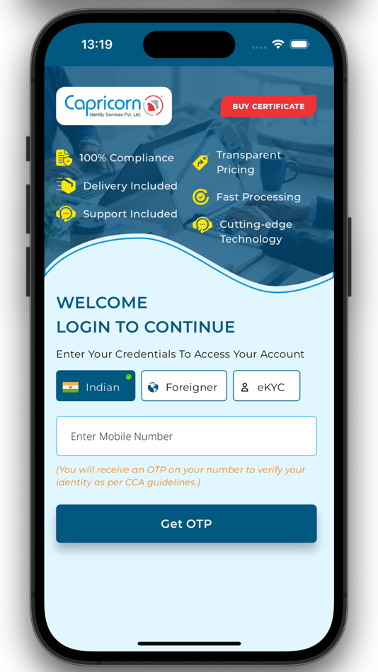 #3. Capricorn Customer Application (iOS) 由: Capricorn Identity Services Pvt. Ltd.