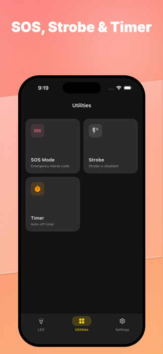 OneTap - Flashlight & SOS Screenshot 4 of 4