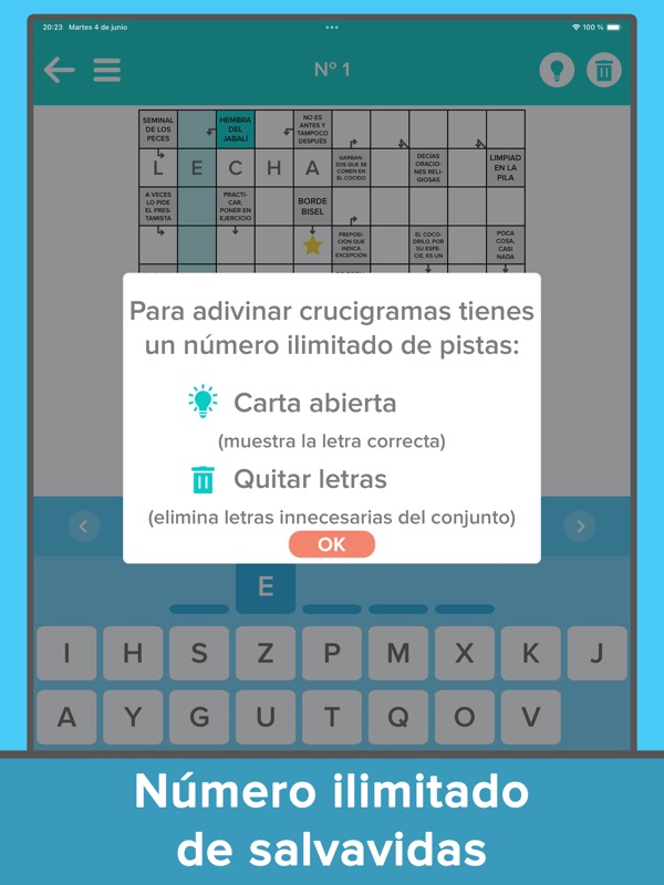Autodeterminación: crucigramas screenshot 9