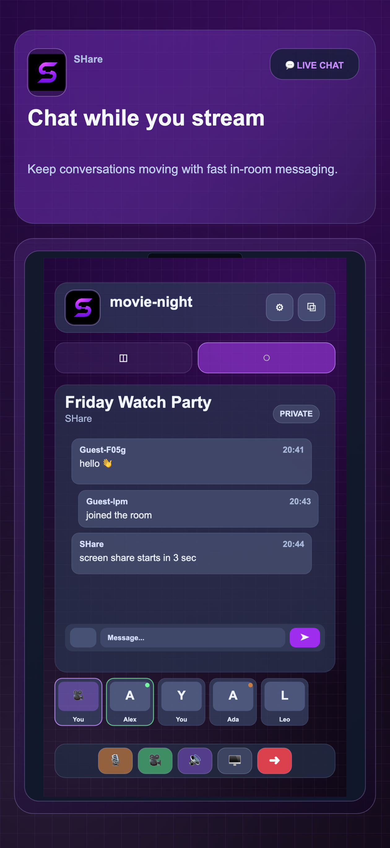 SHare: Watch Together screenshot 3