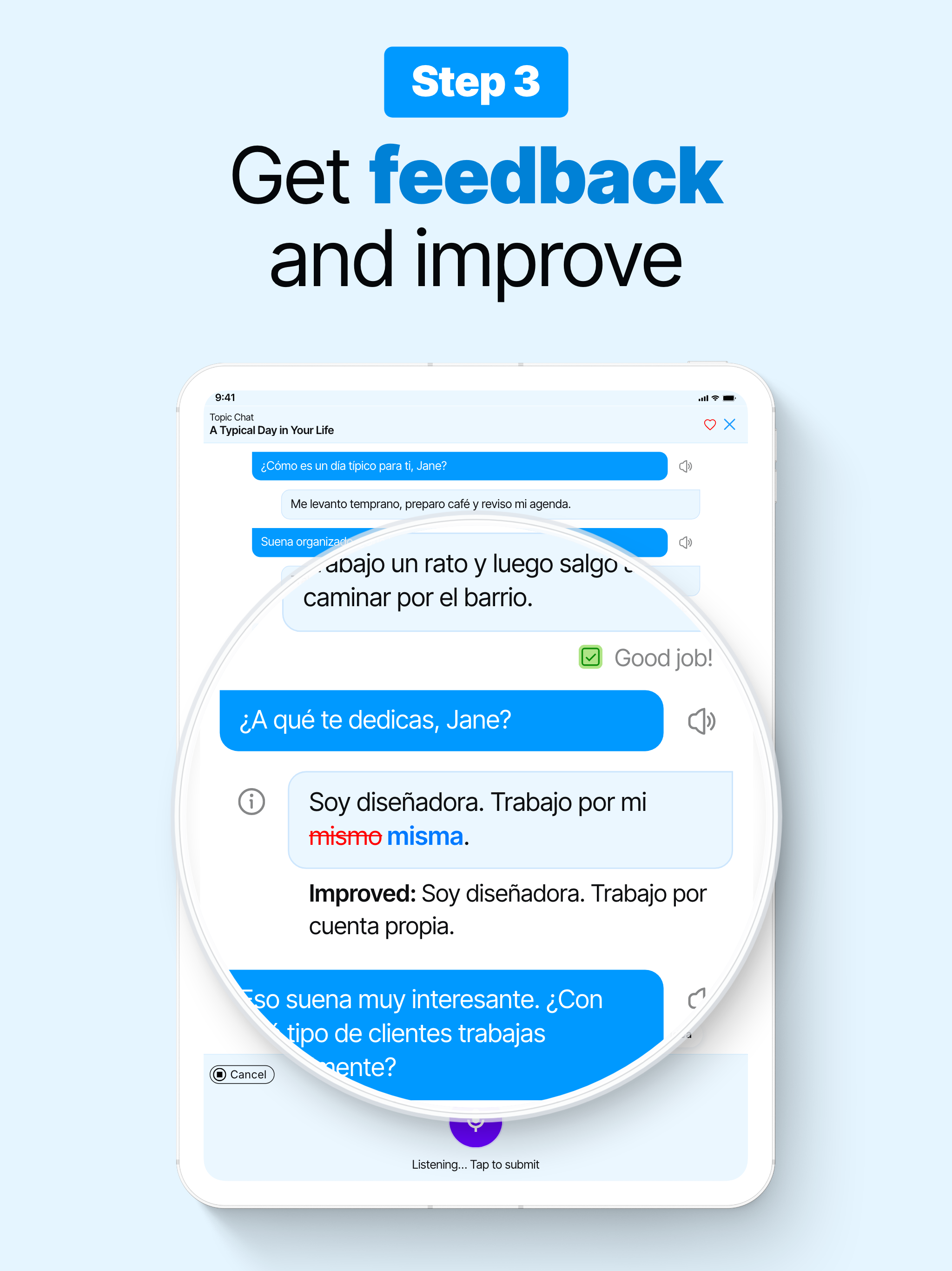 AI Language Practice - Bubblz screenshot 16