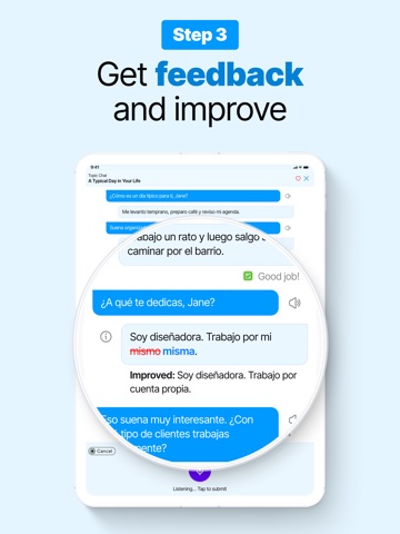 Language Learning: Bubblz AI iPad screenshot
