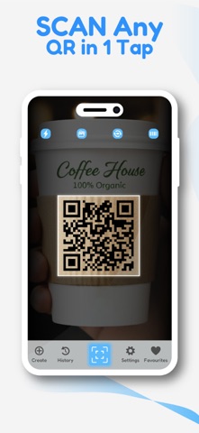 QR Code Reader & Bar Scanner Screenshot 1 of 6