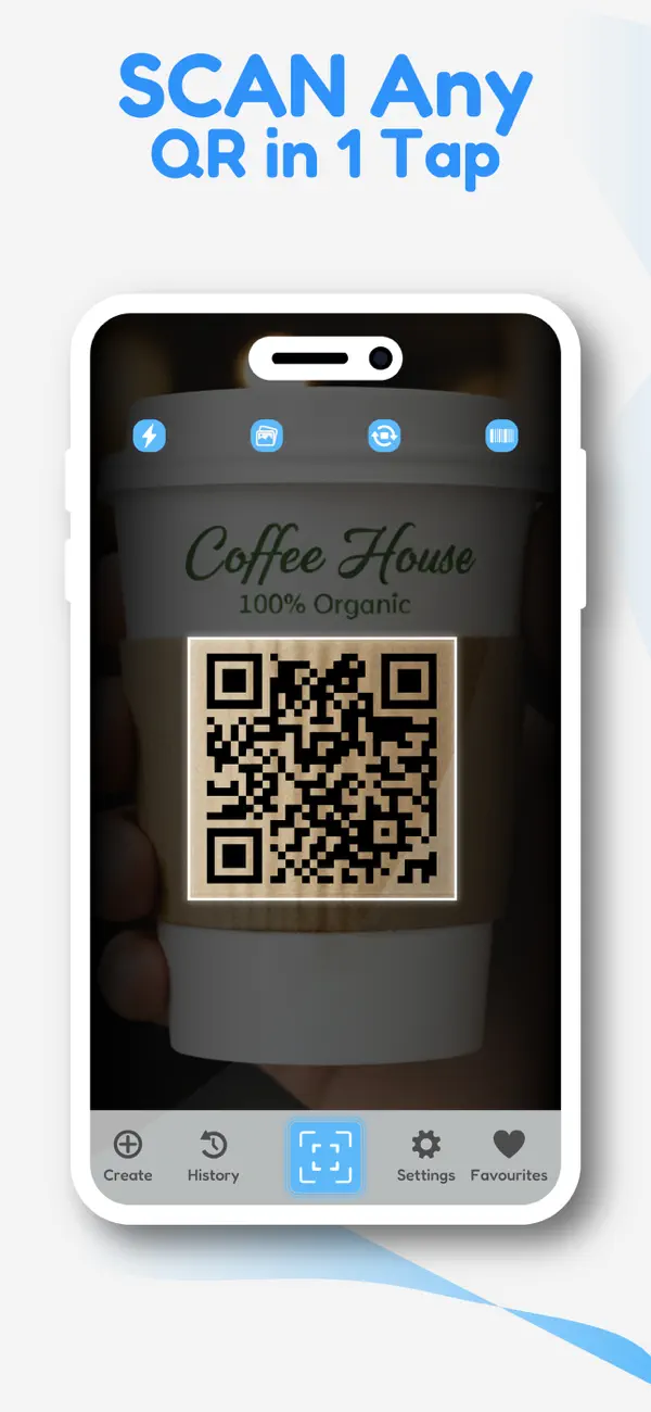 #1. QR Code Reader & Bar Scanner (iOS) โดย: Iram Shehzad