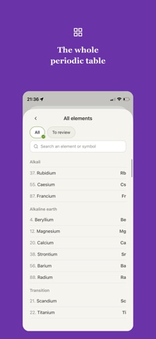 Elemlearn: Element Quiz Screenshot 6 of 6