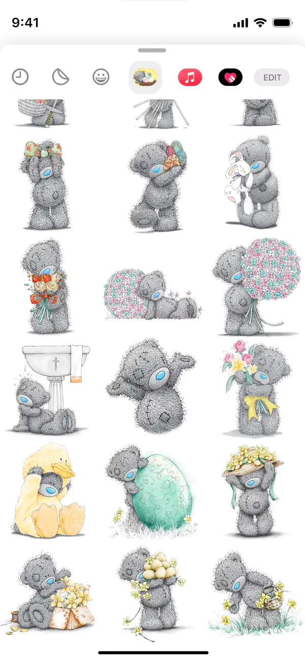 Screenshot #3 pour Me to You Easter Stickers