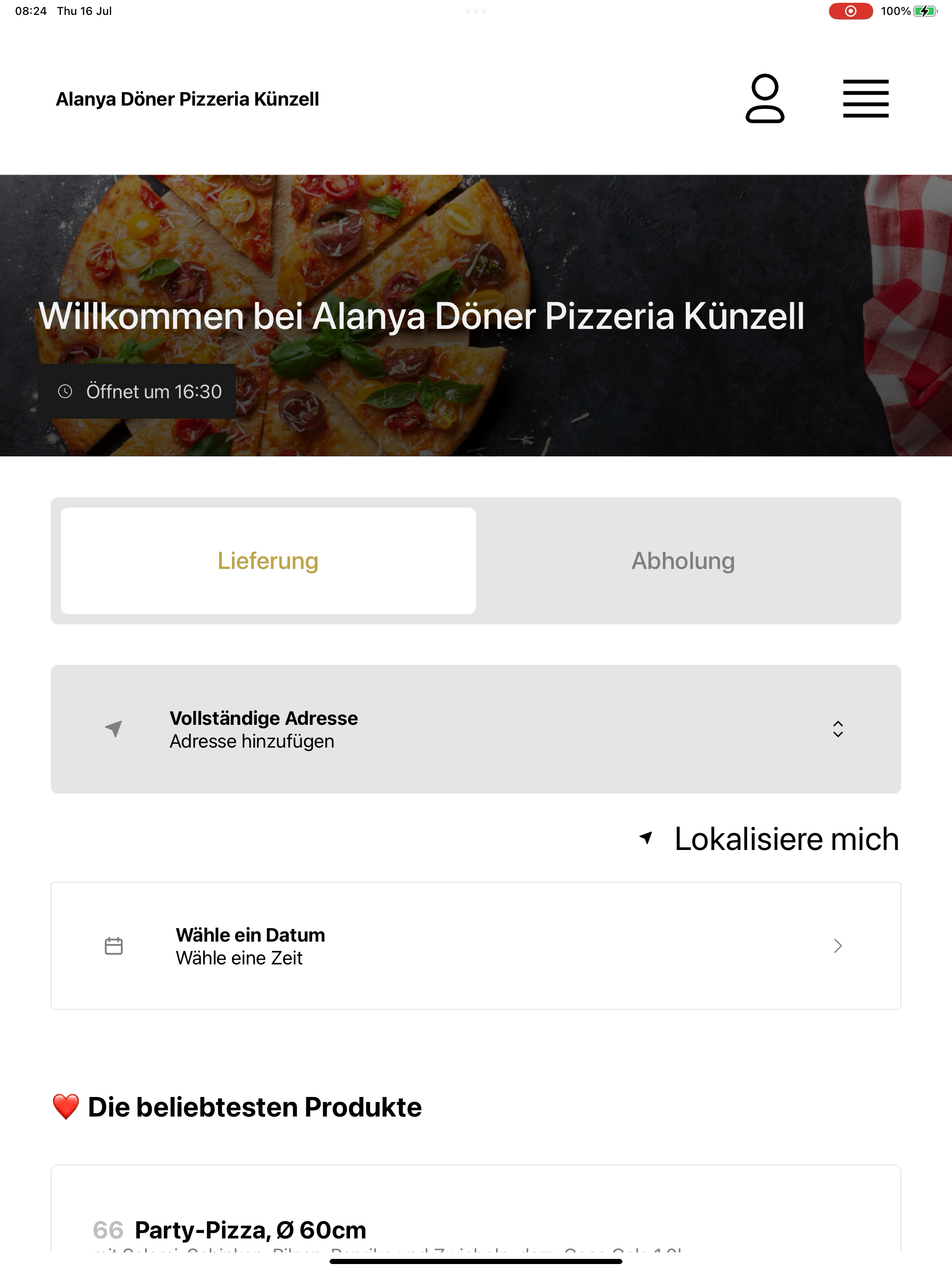 Alanya Döner Pizzeria Künzell screenshot 7