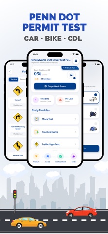 Penn DOT Permit Practice Test Screenshot 1 of 10