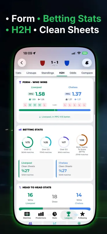 ScoreLab: Soccer Predictions screenshot 8 of 10