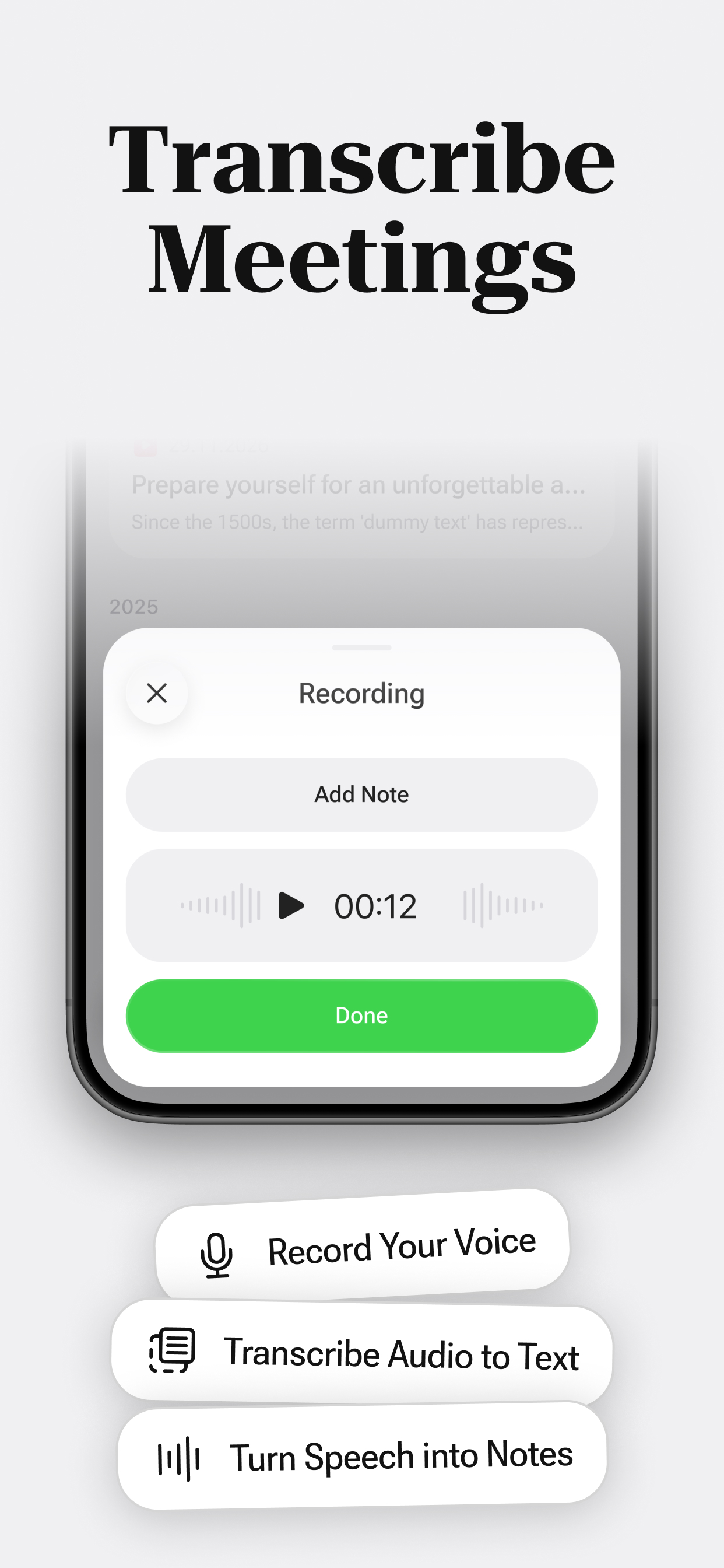 Speech to Text Notes Voxio AI screenshot 10