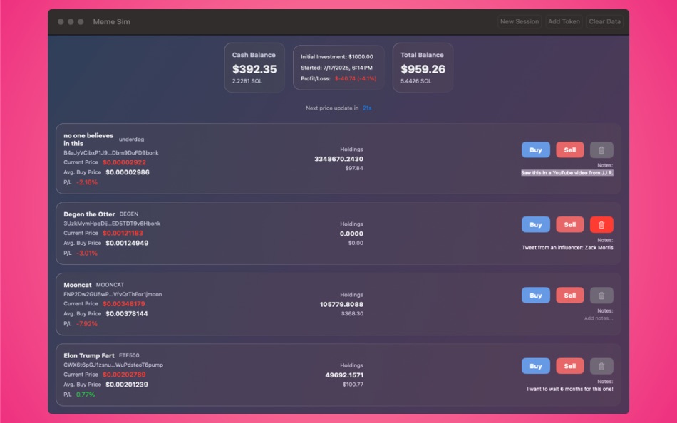 #8. Meme Sim (macOS) Ved: Jose Cotes