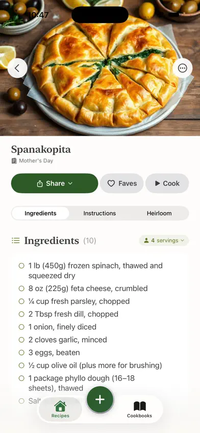 Heirloom Recipe Box screenshot 2