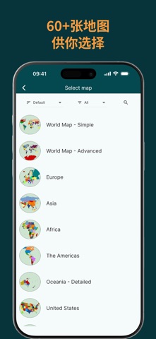 MapChart App iPhone screenshot 2