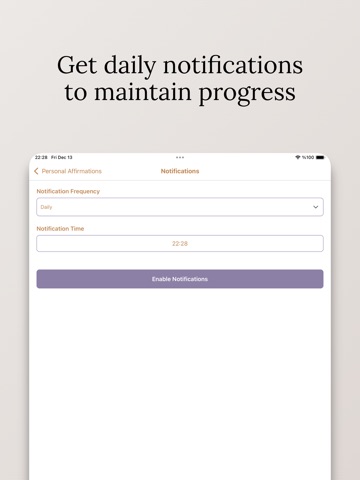 Listen Affirmation: Growth AI iPad screenshot