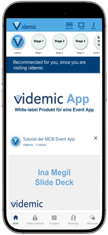 videmic - Event App Screenshot 5 of 5