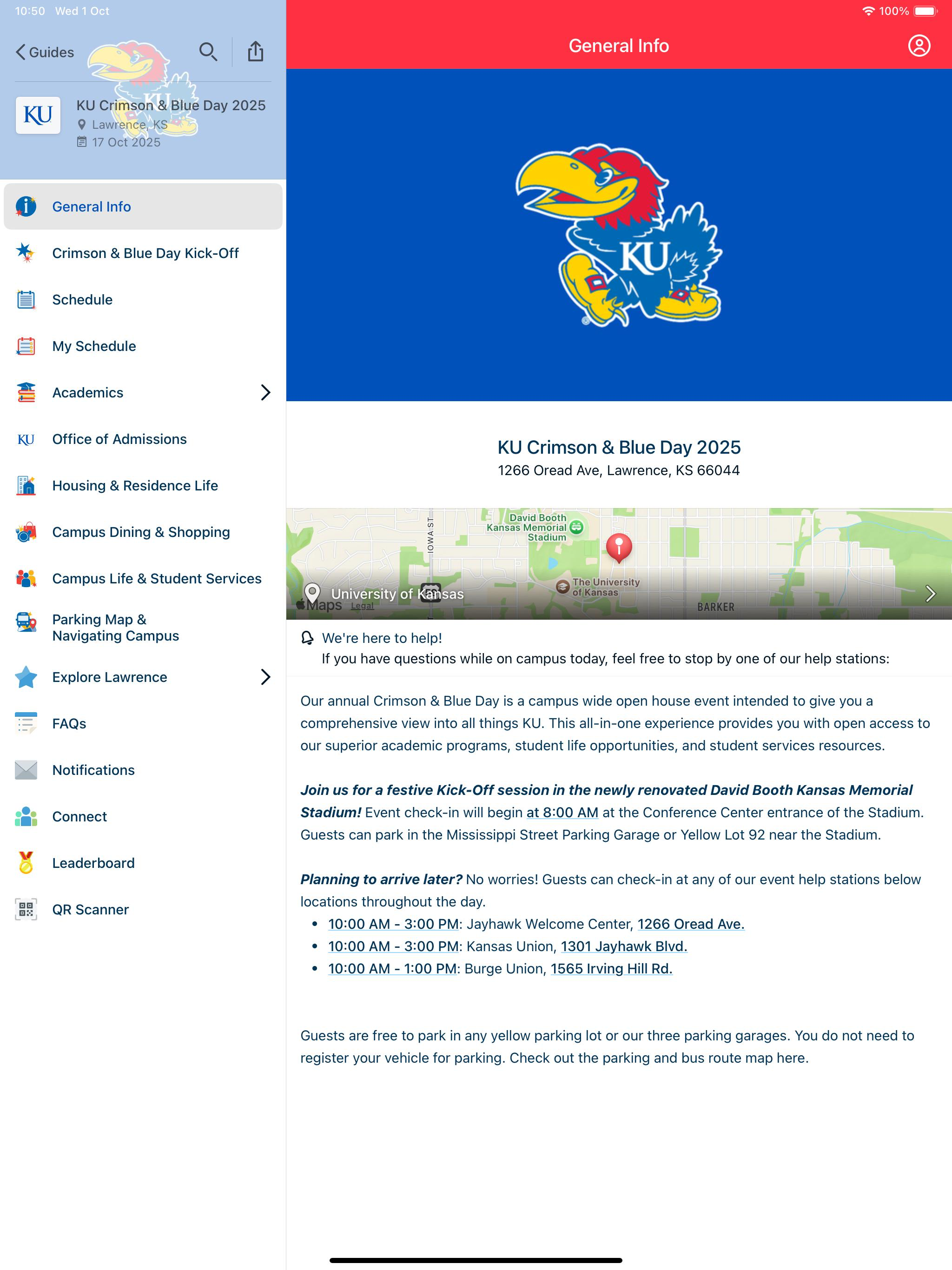 KU Admissions Guidebook screenshot 4