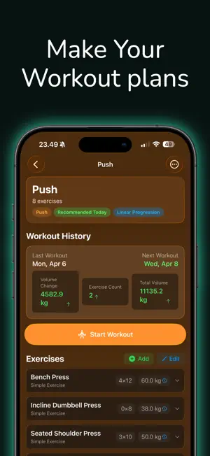 OnTrack Fitness: Workout Log screenshot 2