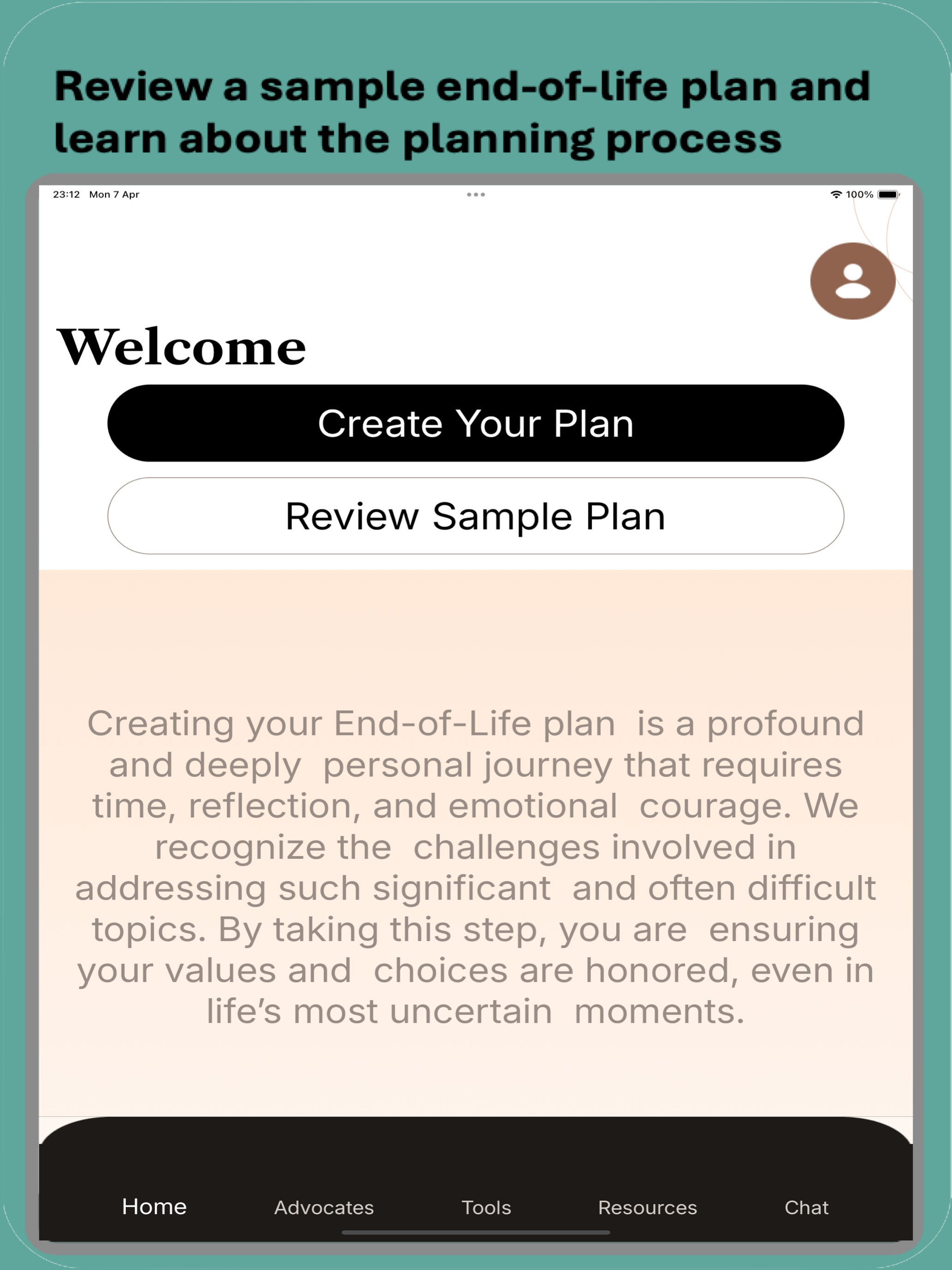 End of Life Plan