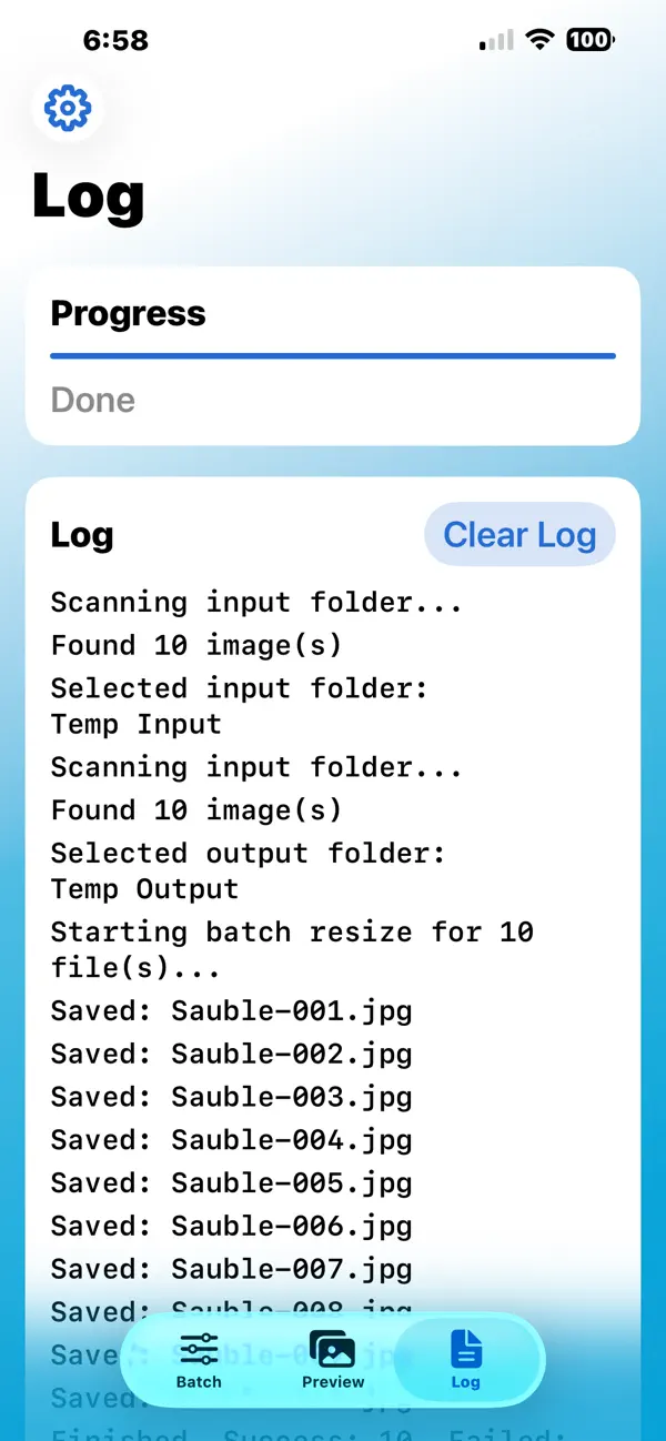 Screenshot #3 pour Batch Resizer