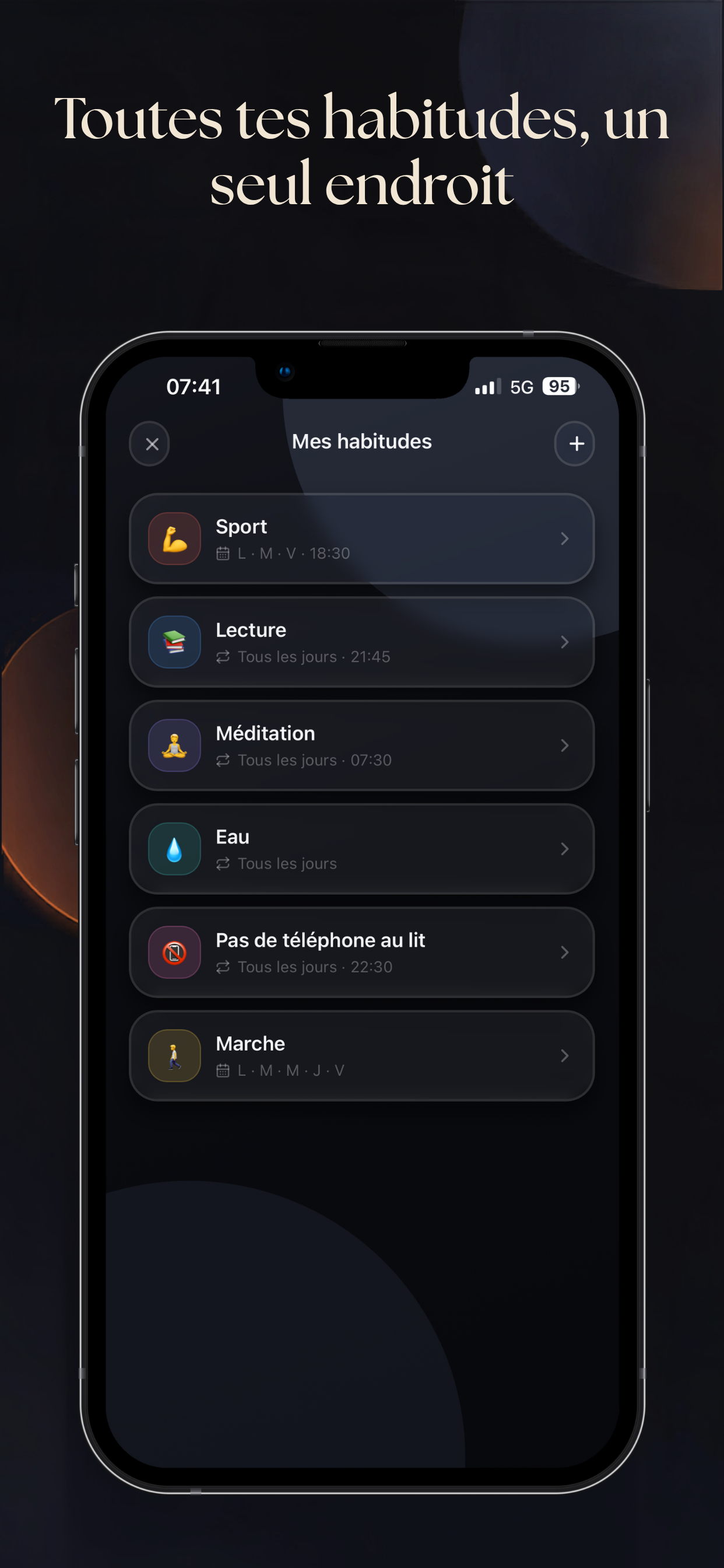 HabitGlass - Suivi Habitudes screenshot 3