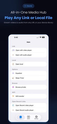 Visonix - Video & Music Player Screenshot 2 of 10