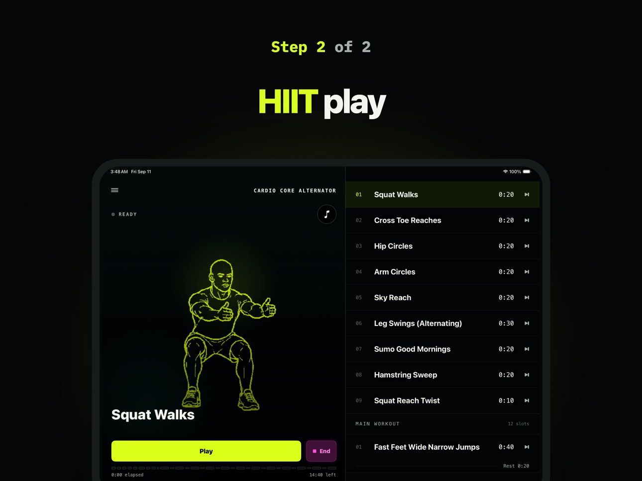 Screenshot 7 of HIITplay: Audio HIIT Workouts