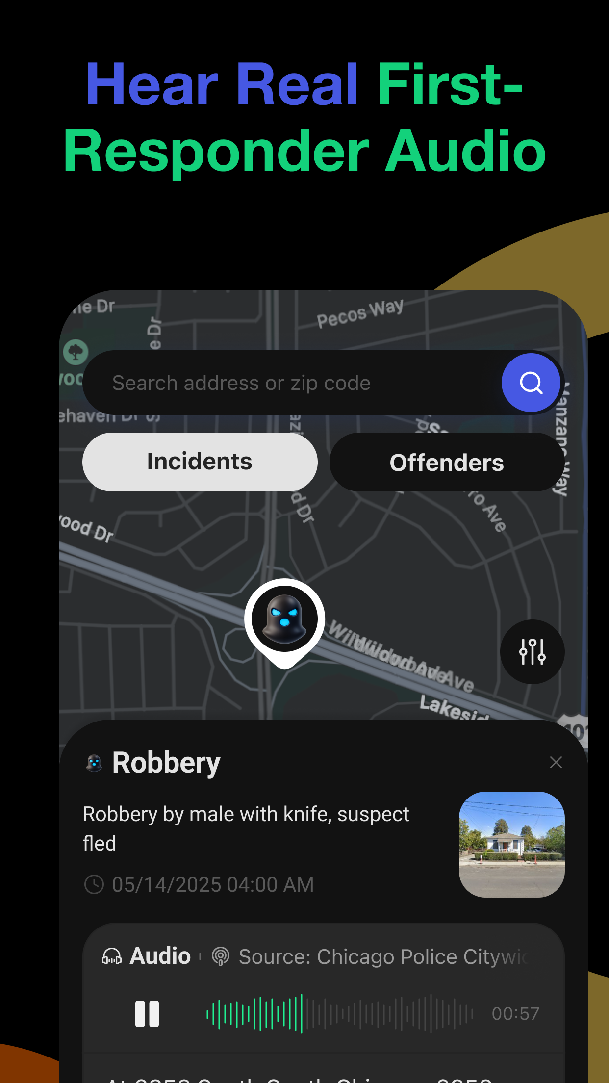 CrimeRadar screenshot 2
