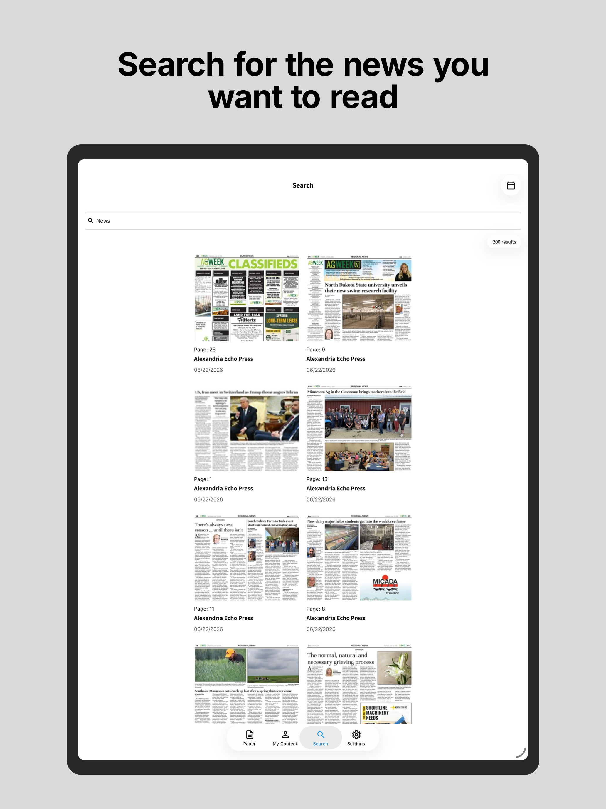 Alexandria Echo Press E-Paper screenshot 9