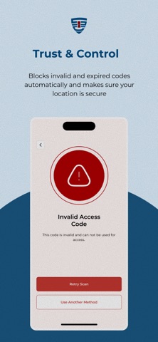 SafeGuards Scanner iPhone screenshot