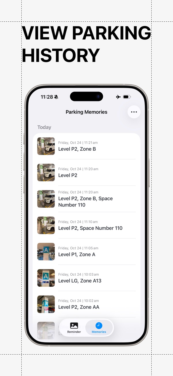 overthere: parking reminder screenshot 6
