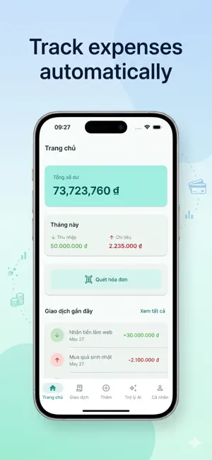 Mochi – AI Finance Assistant screenshot 1