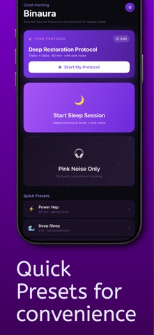 Binaura - deep sleep protocol Screenshot 5 of 7