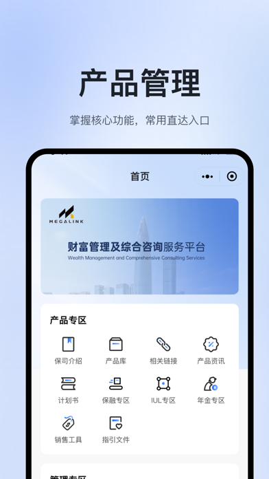 Megalink app screenshot