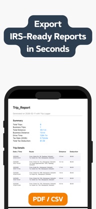 Trip Log: Mileage Tracker screenshot 2