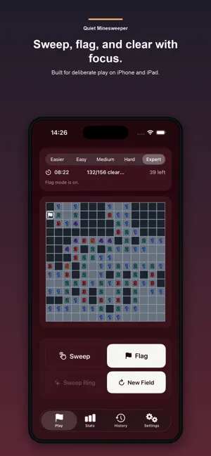 Quiet Minesweeper screenshot 3
