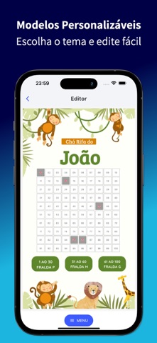 Chá Rifa de Fraldas iPhone screenshot