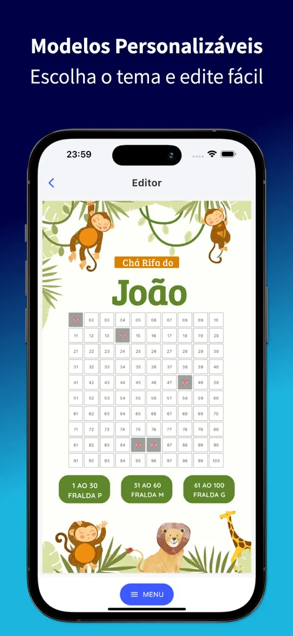 Screenshot #2 pour Chá Rifa de Fraldas