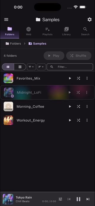 QuickPlayer - Music & Video Screenshot 1 of 9