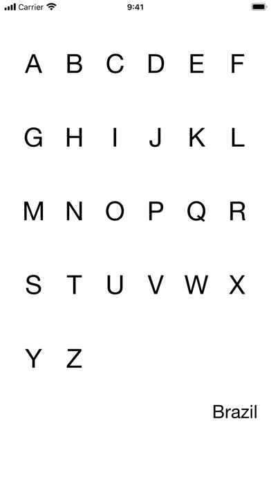 Alfabeto – Portuguese Alphabet Screenshot
