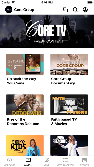 The Core Group Screenshot