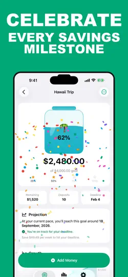 Capture d'écran de Savings Goal Tracker: Jars sur iPhone 5