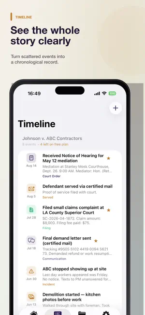 CaseKeep: Legal Case Organizer screenshot 3