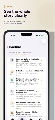 CaseKeep: Legal Case Organizer Screenshot 3 of 8