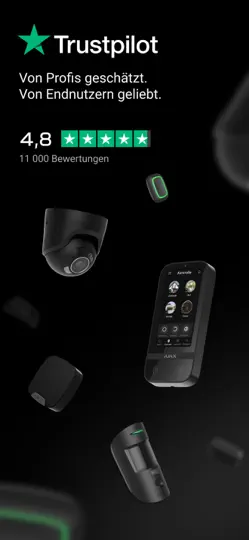 Screenshot von Ajax Security System auf dem iPhone 2